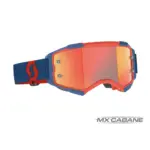 bleu foncé/rouge fluo