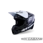 Radium Noir Blanc Gris Brillant