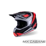 Noir Argent Rouge Fluo Brillant