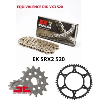 Kit chaînes EK SRX2 / Acier ( Joint torique )