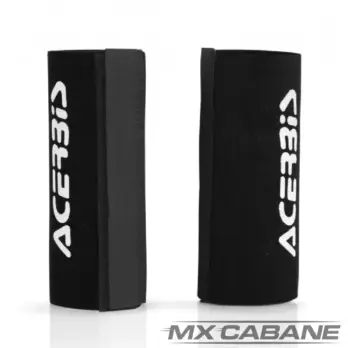 Protections de tubes de fourche courtes Acerbis néoprène noires