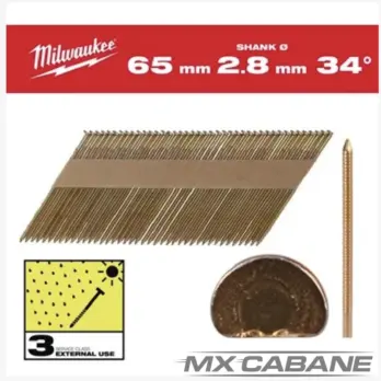 BOÎTE 2200 CLOUS 34° -Milwaukee