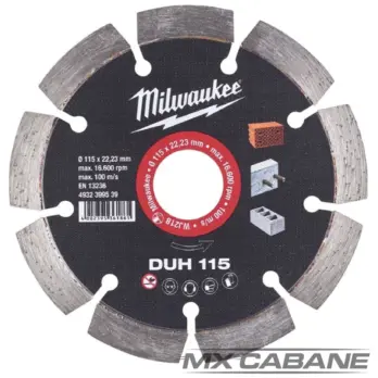 DISQUE DIAMANT DUH 125MM - Milwaukee