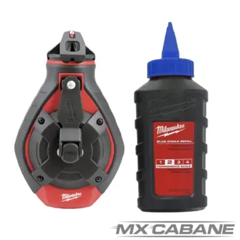 CORDEAU TRACEUR ÉPAIS + RECHARGE ROUGE - Milwaukee