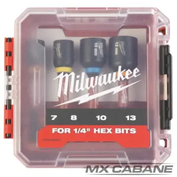DOUILLE MAGNÉTIQUE SHOCKWAVE™ 4 PIÈCES - Milwaukee