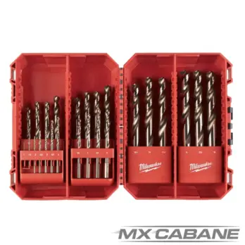 SET 25 FORETS MÉTAUX HSS COBALT - Milwaukee